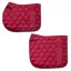 QHP Gloss Saddle Pad - Burgundy